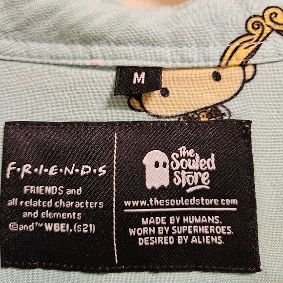 Women's Official F.R.I.E.N.D.S  Button Up Shirt - Picture 5 of 9